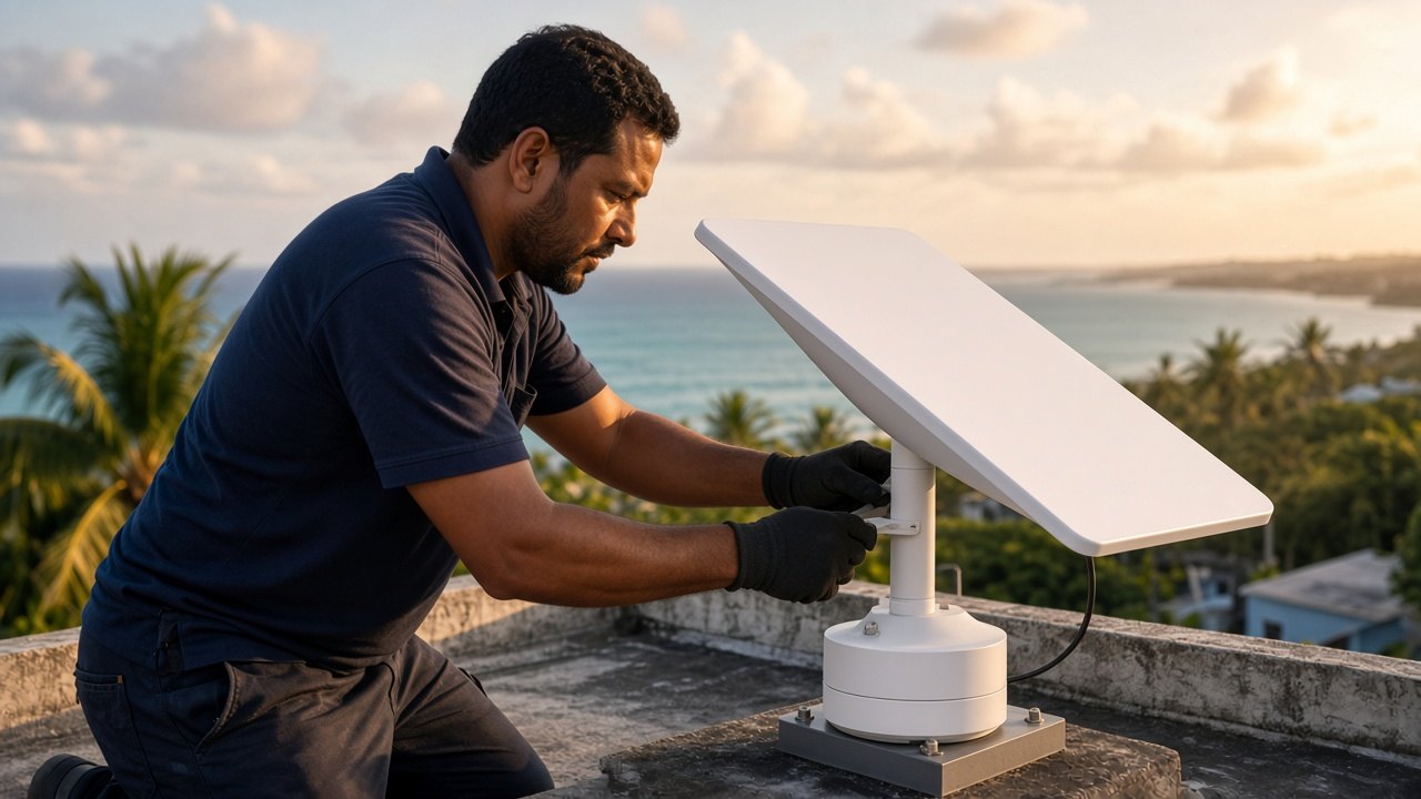 Instalación de Starlink y VSAT en Colombia